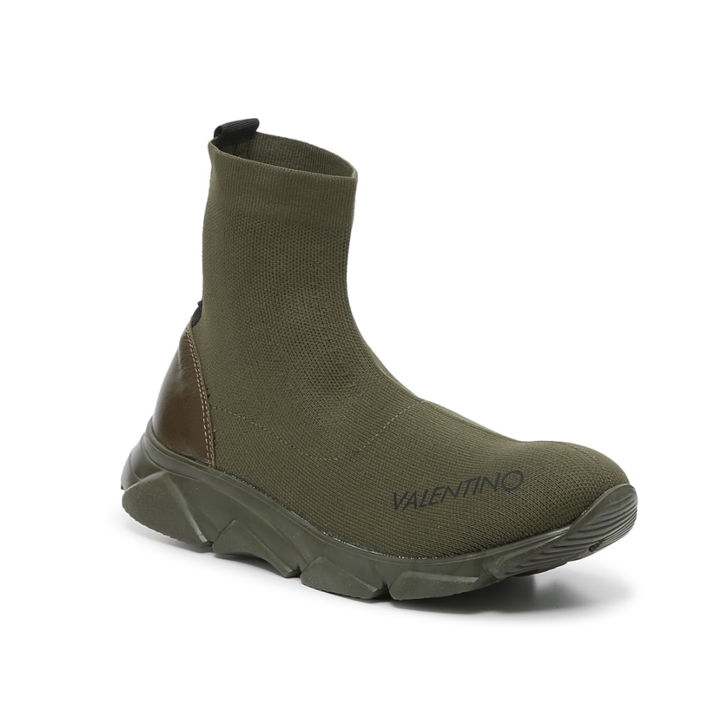 Nib Mario Valentino “Melissa” High Top Sneakers - Olive Green (8.5)